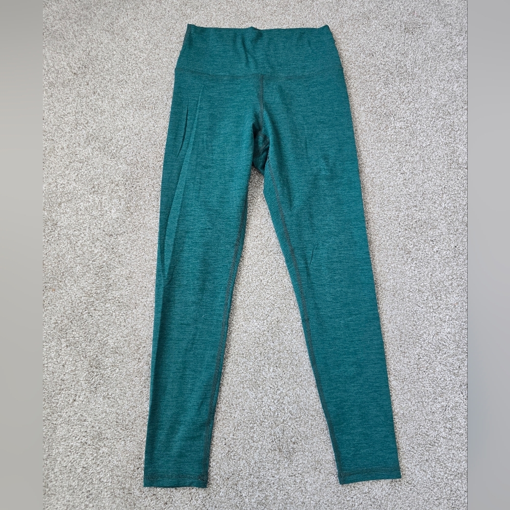 Peachy Athletic Emerald Heather Elixir 25" Leggings Sz Medium Worn 1x